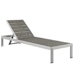 YASN Aluminum Outdoor Patio Chaise Lounge Chair