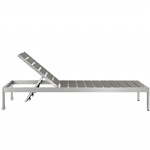 YASN Aluminum Outdoor Patio Chaise Lounge Chair