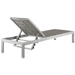 YASN Aluminum Outdoor Patio Chaise Lounge Chair