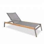 YASN Powder-Coated Stainless Steel Pool Lounger Chair