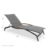 YASN Luxury Aluminum Outdoor Furniture Pool Lounge Chair